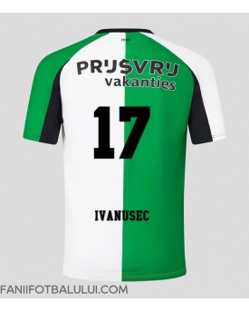 Feyenoord Luka Ivanusec #17 Tricou Fotbal Replică 2024-25 Barbati Treilea
